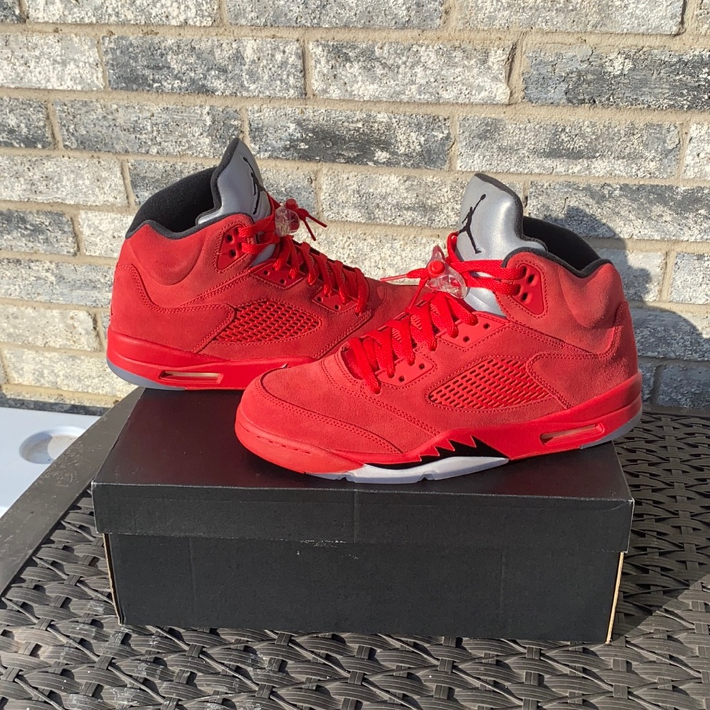 Air Jordan 5 Retro ( Red Suede )